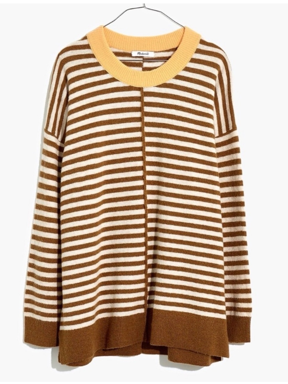 Madewell Stripe-Play Smithe Pullover Sweater in Coziest Yarn